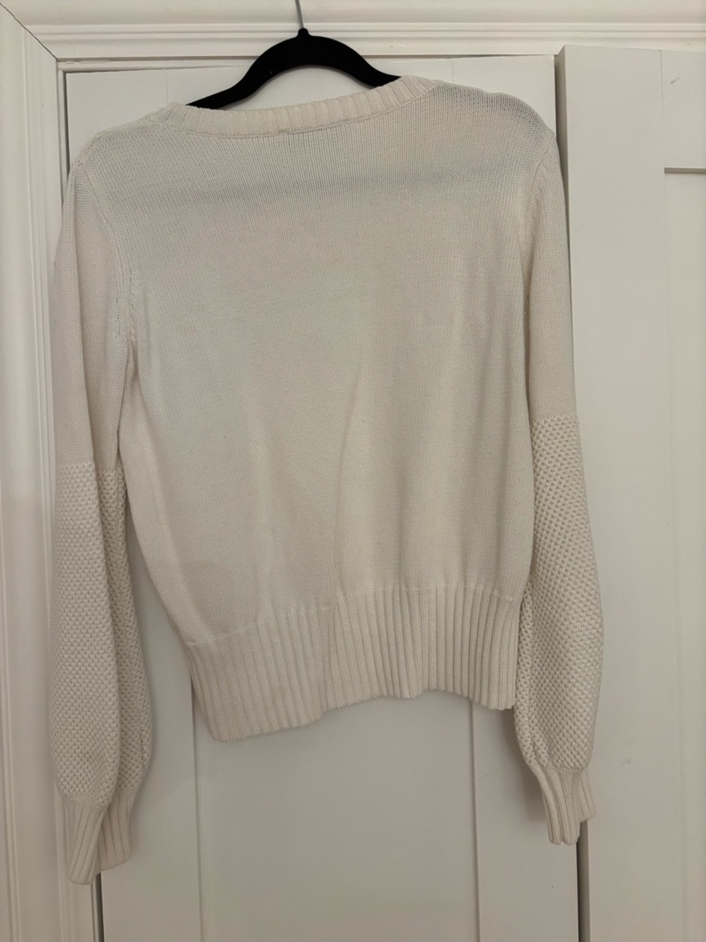 The Fifth Label White Crewneck Textured Sweater - Picture 3 of 3